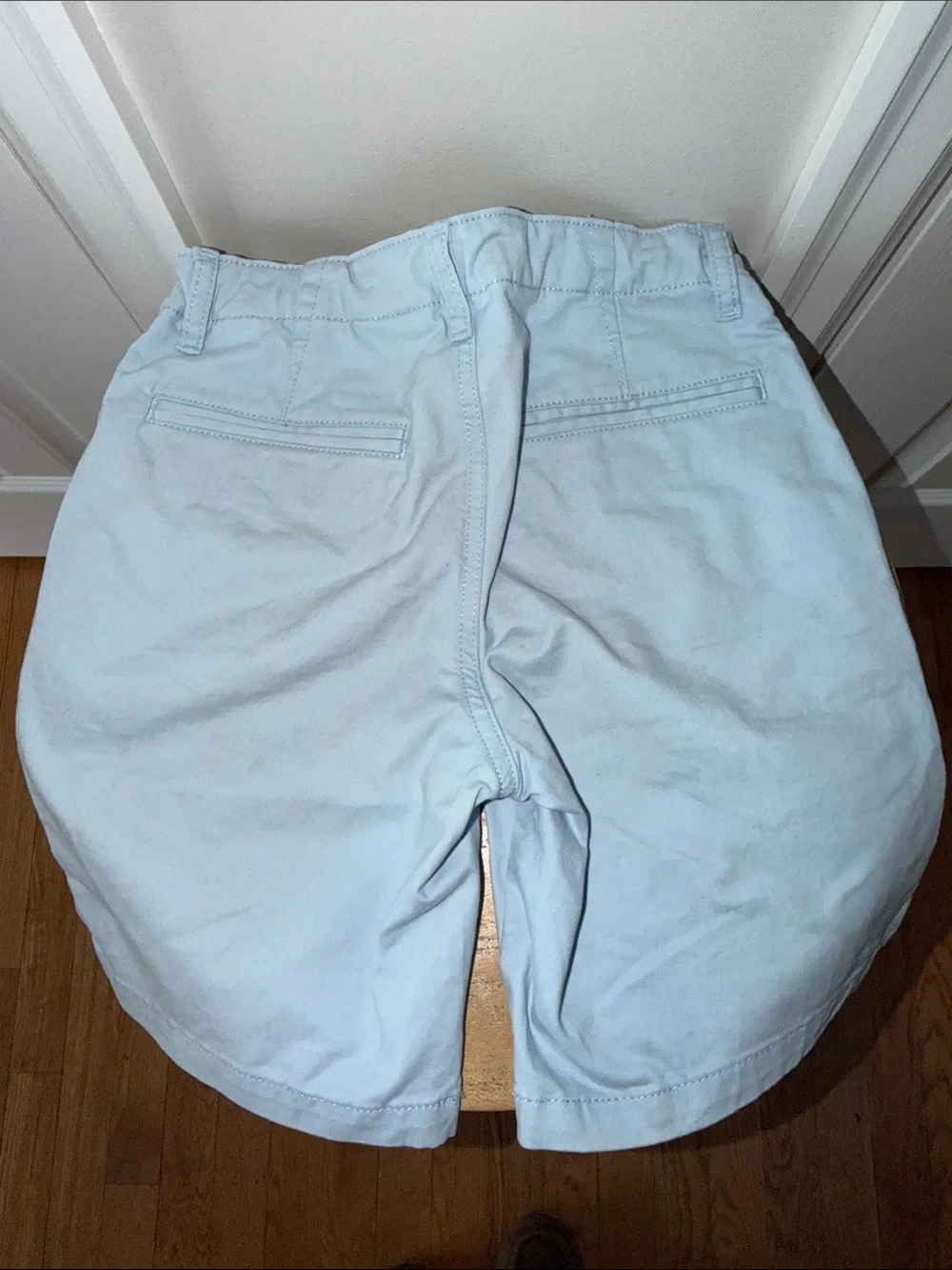 Boy’s Light Blue Cotton Chino Shorts